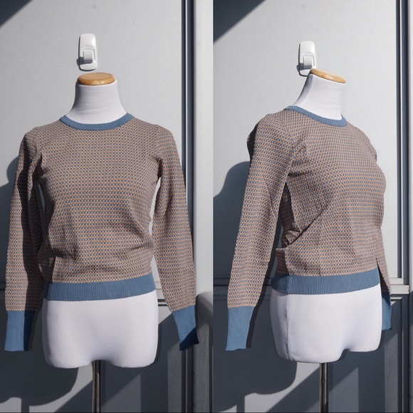 🔮 ZARA Textured Weave Sweater (S) - Picture 7 of 9